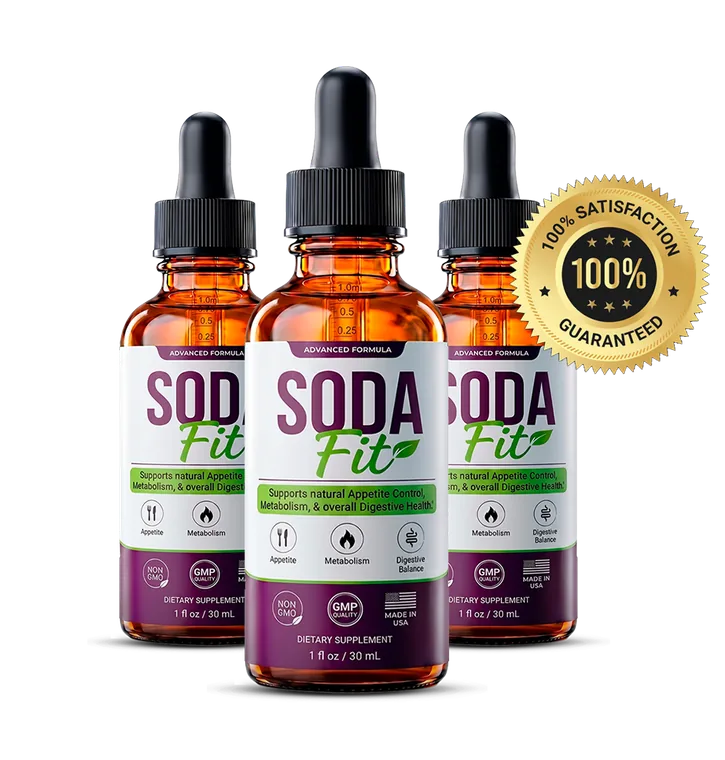SodaFit three-bottle pack with guarantee seal