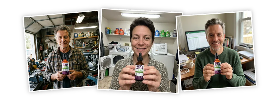 Customer photographs with SodaFit
